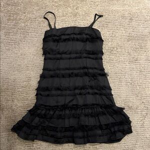 Princess Polly Black Molina mini dress